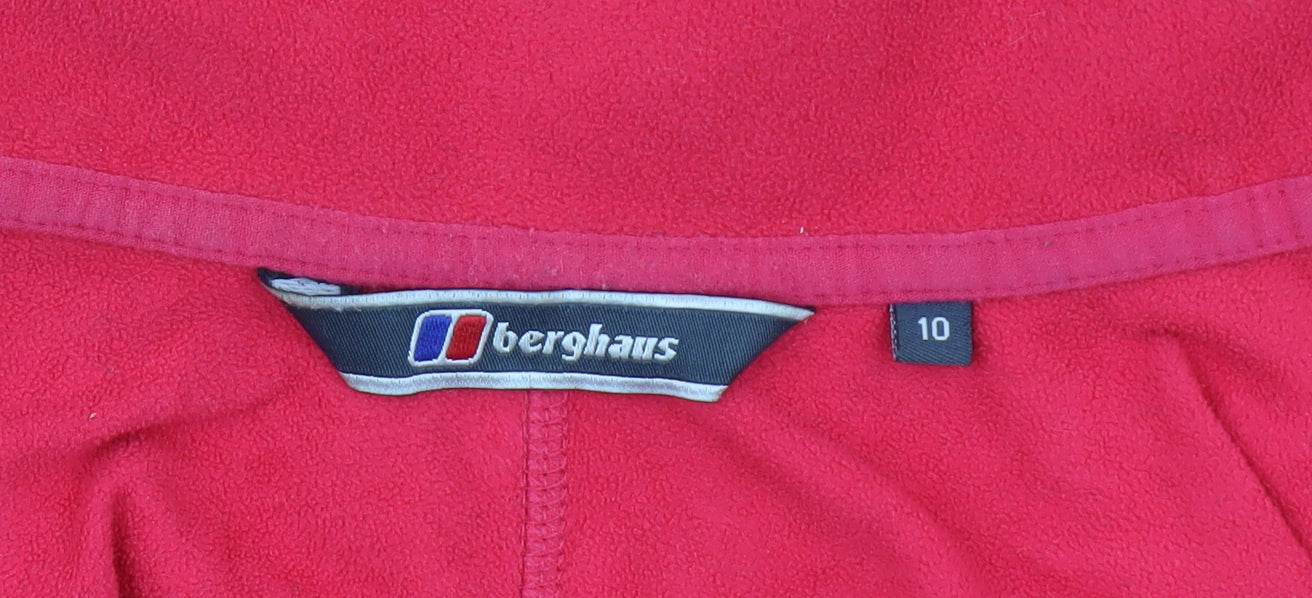 Berghaus Women's Red Fleece Jacket Size 10