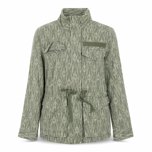 Front view of Marks & Spencer Women's Green Military Jacket -, size 6