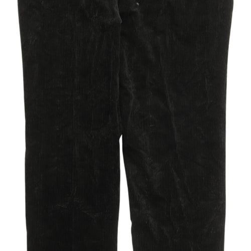 Marks and Spencer Men's Green Corduroy Trousers