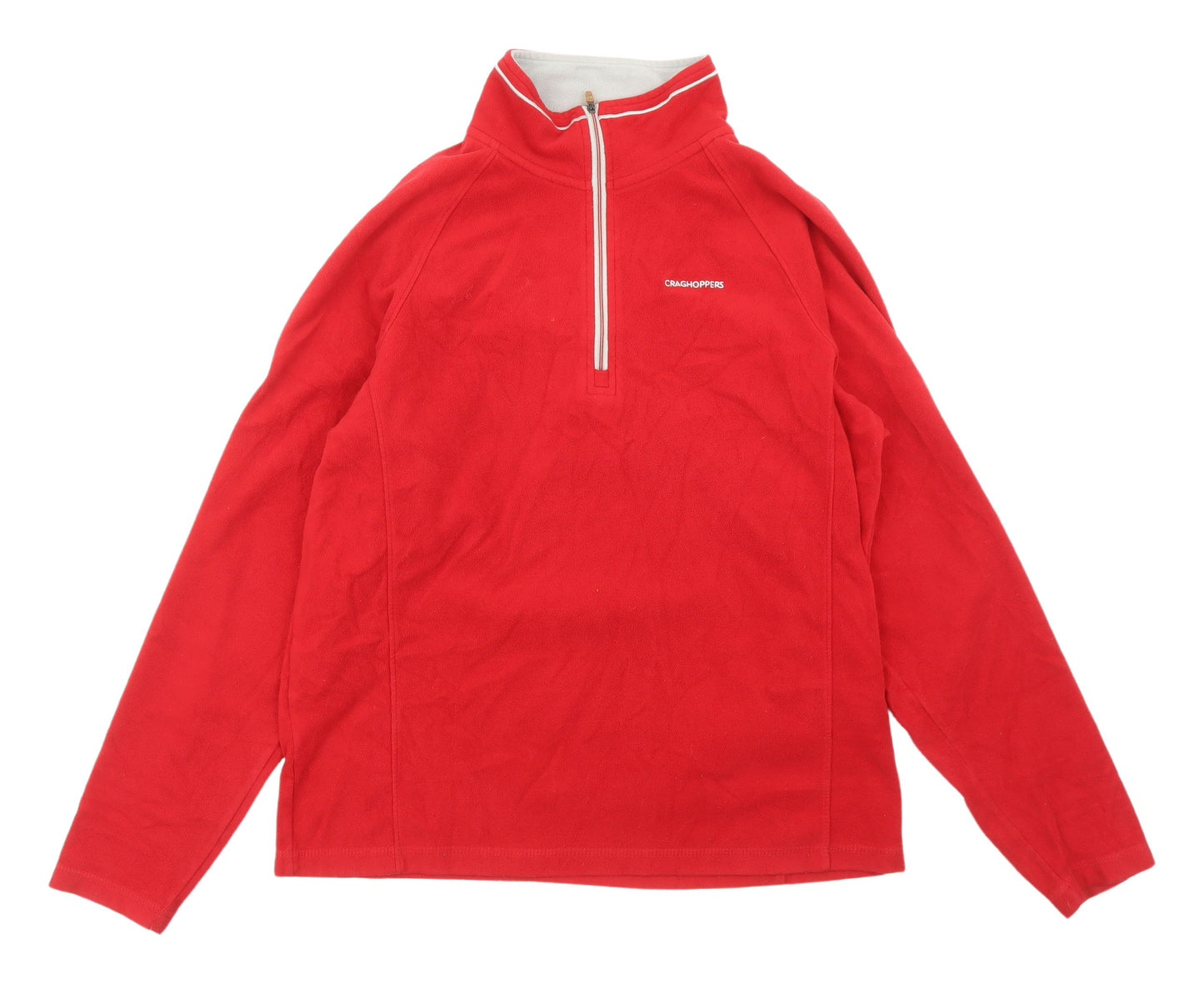 Craghoppers Men's Red 1/4 Zip Fleece Sweatshirt M