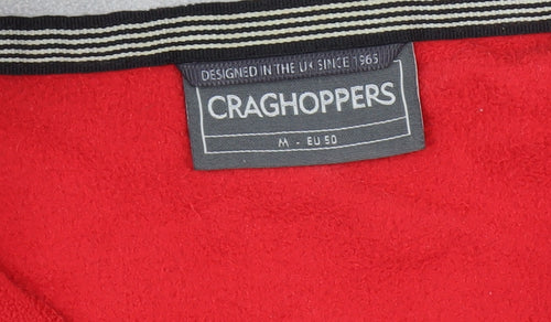 Craghoppers Men's Red 1/4 Zip Fleece Sweatshirt M