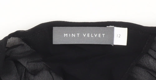 Mint Velvet Black Blouse - Women's Size 12