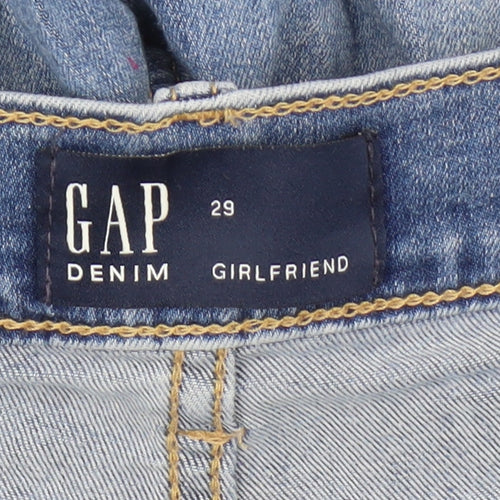 Gap Women's Blue Boyfriend Jeans Size 12 - Light Wash