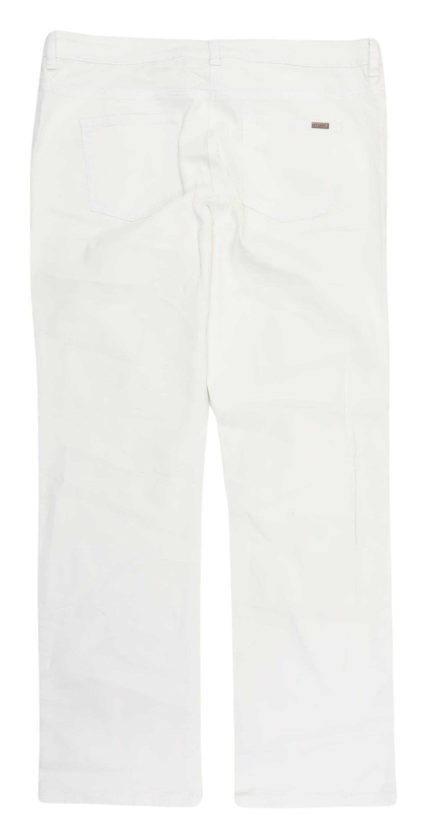 Next Women's Slim White Jeans - 18L, Straight Style