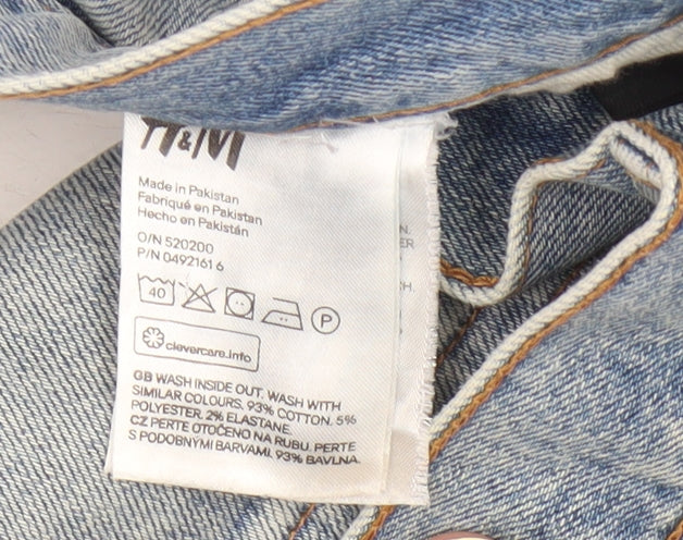 H&M Men's Blue Relaxed Tapered Jeans Size 34