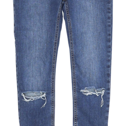 New Look Women's Blue Skinny Jeans Size 4