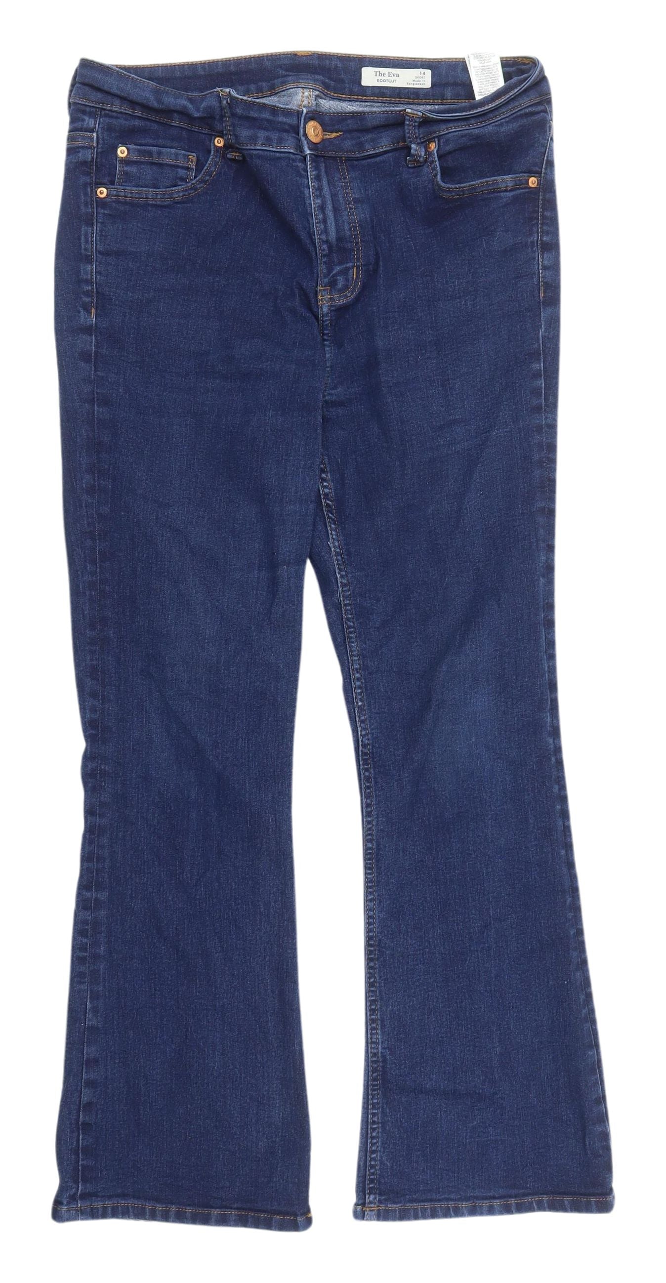Marks and Spencer Women's Blue Bootcut Jeans Size 14