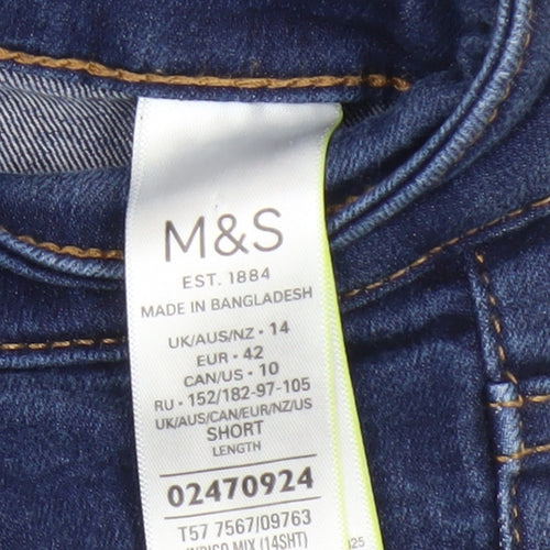 Marks and Spencer Women's Blue Bootcut Jeans Size 14