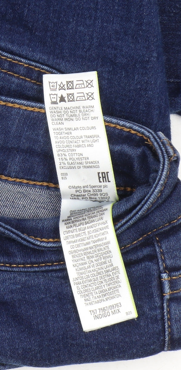 Marks and Spencer Women's Blue Bootcut Jeans Size 14