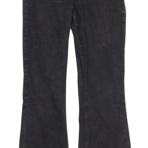 New Look Women's Black Flared Jeans - Size 10