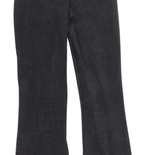 New Look Women's Black Flared Jeans - Size 10