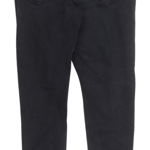 Topshop Women’s Black Skinny Jeans, Size 6, Slim Fit