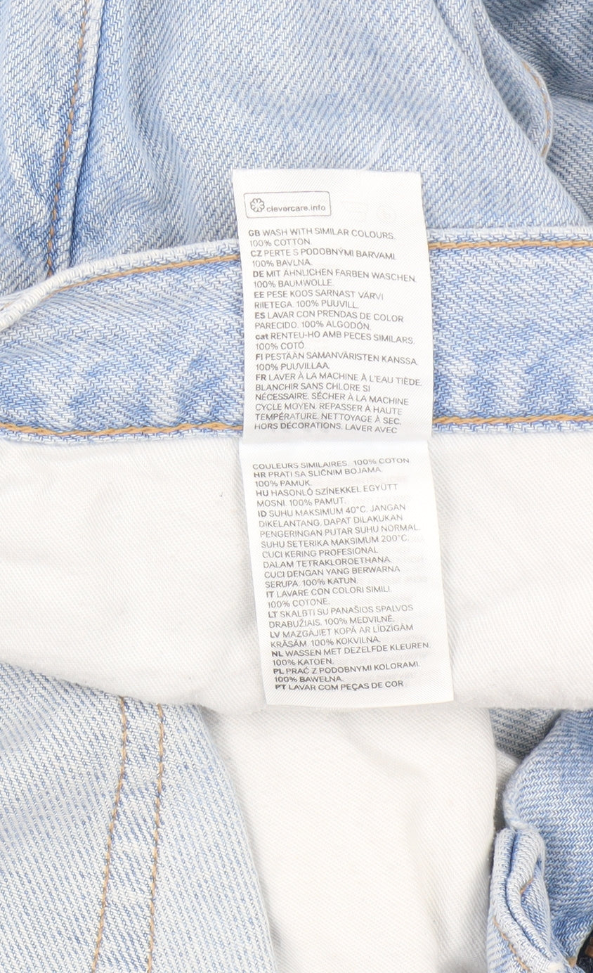 H&M Men's Relaxed Blue Straight Jeans 31/32