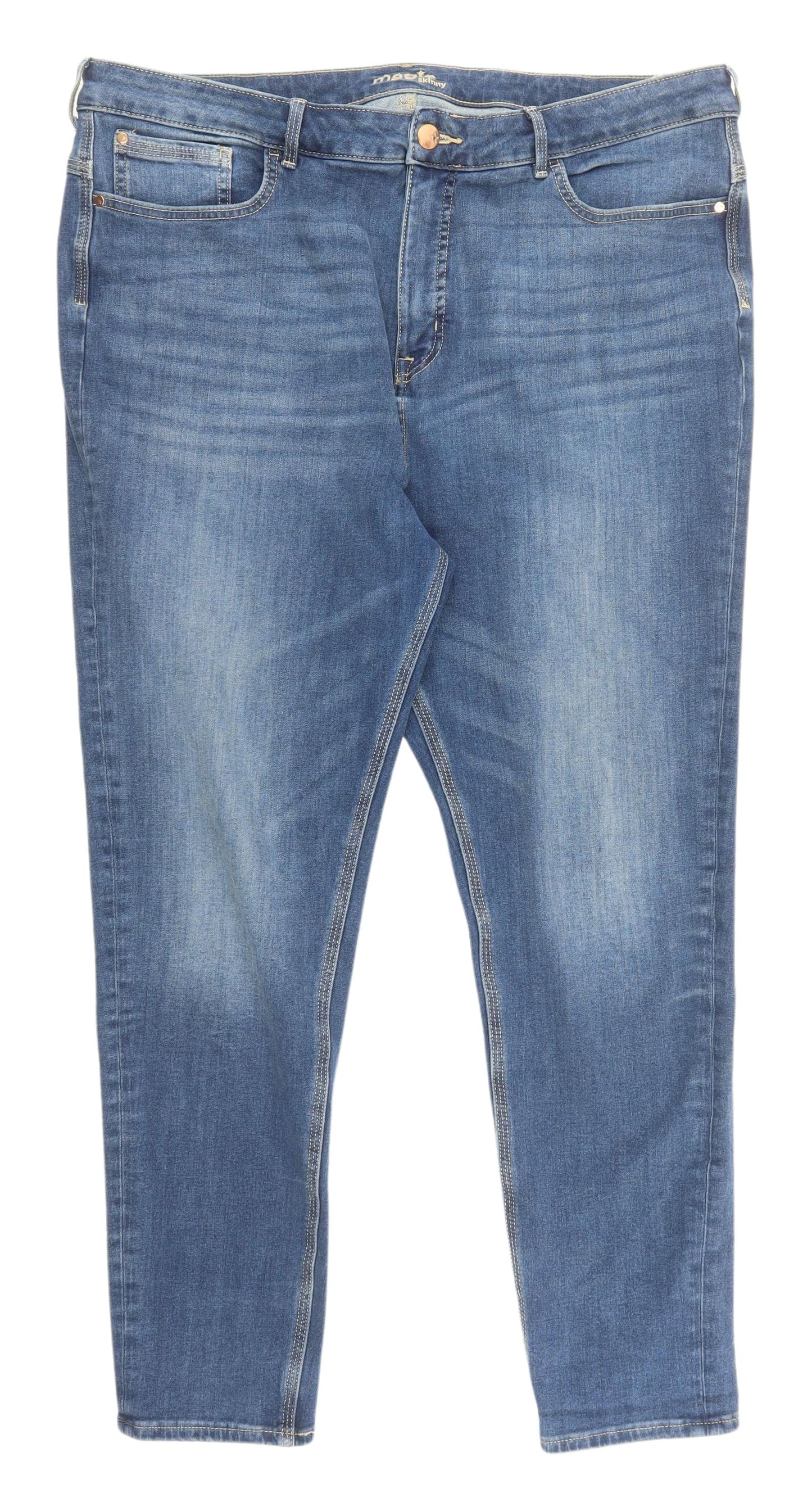 Marks and Spencer Women's Blue Ankle Jeans Size 20