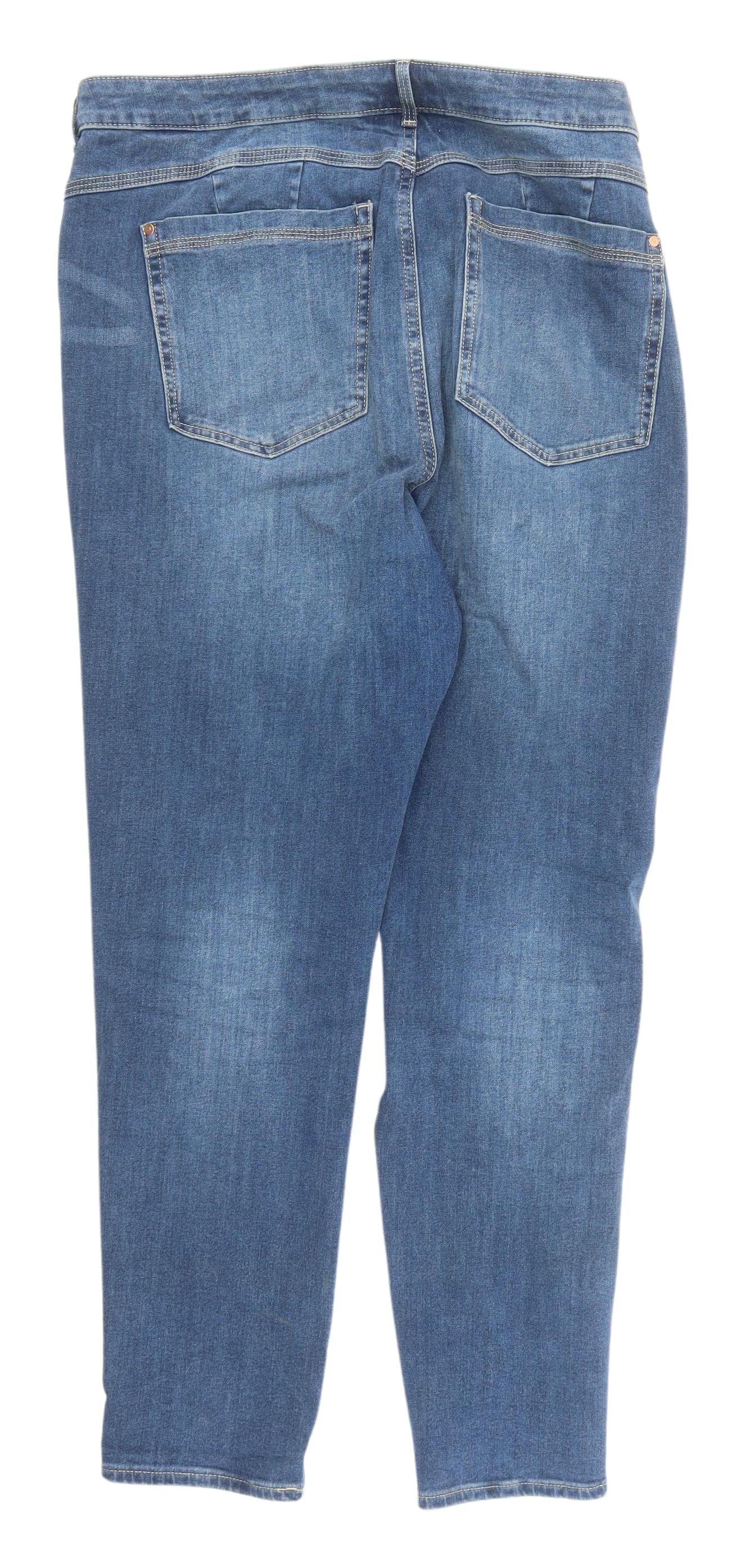 Marks and Spencer Women's Blue Ankle Jeans Size 20