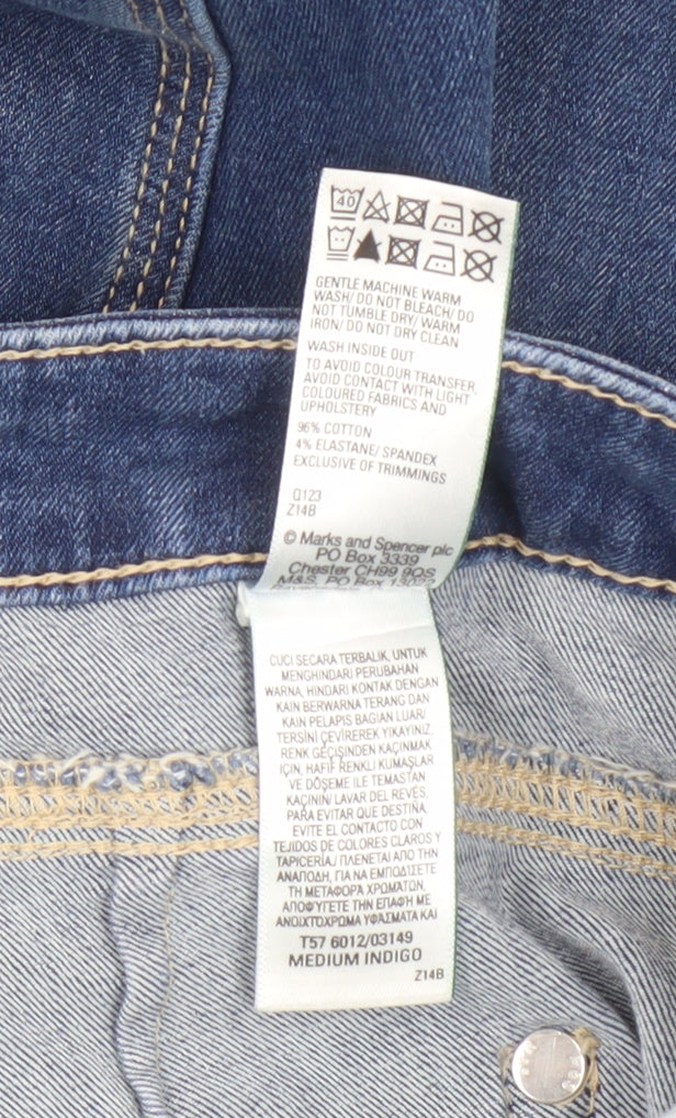 Marks and Spencer Women's Blue Ankle Jeans Size 20