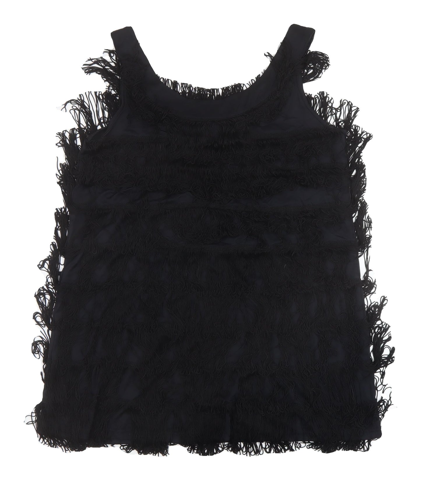 H&M Women's Black Sleeveless Tank Top - Size 12
