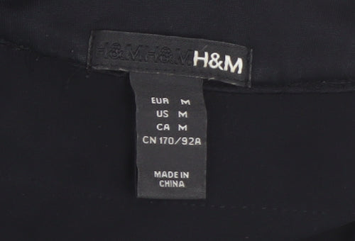 H&M Women's Black Sleeveless Tank Top - Size 12