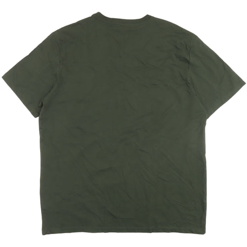 Next Men's Green V-Neck T-Shirt XL