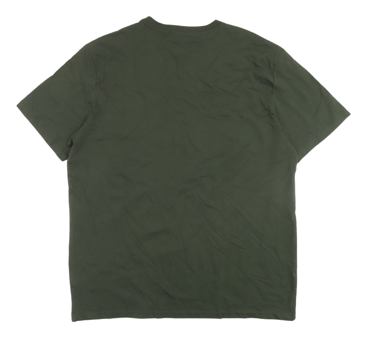 Next Men's Green V-Neck T-Shirt XL