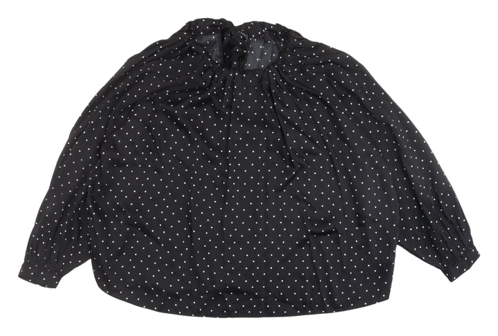 Marks and Spencer Women's Black Polka Dot Blouse Size 20