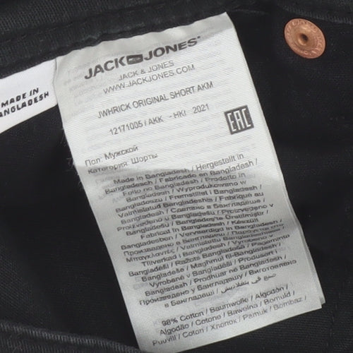 Jack & Jones Men's Black Chino Shorts - Size L