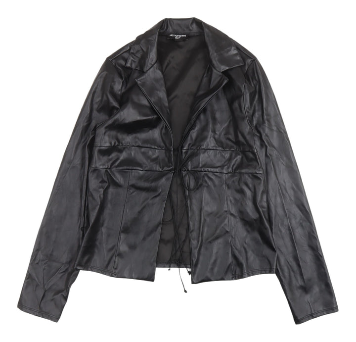 PrettyLittleThing Women's Black Basic Jacket Size 12