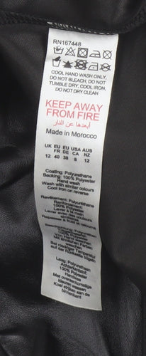 PrettyLittleThing Women's Black Basic Jacket Size 12