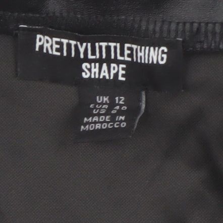 PrettyLittleThing Women's Black Basic Jacket Size 12