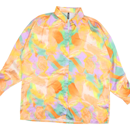 PrettyLittleThing Women's Multicoloured Kimono Blouse