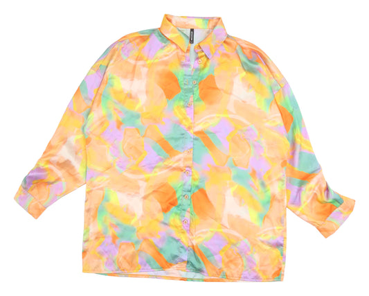 PrettyLittleThing Women's Multicoloured Kimono Blouse