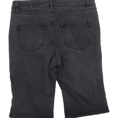 George Women’s Black Bermuda Denim Shorts Size 12