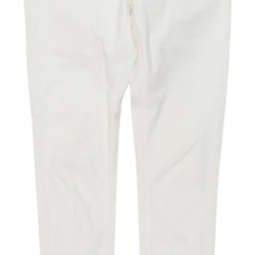 Topshop Women’s White Skinny Jeans Size 10