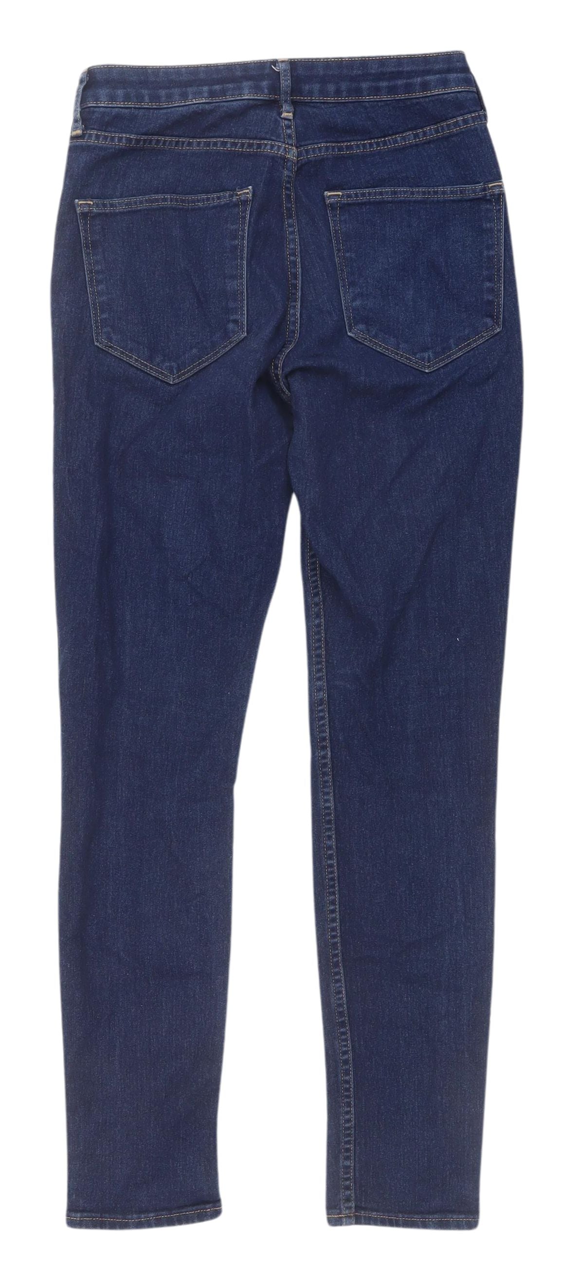 H&M Women's Blue Slim Ankle Jeans Size 12