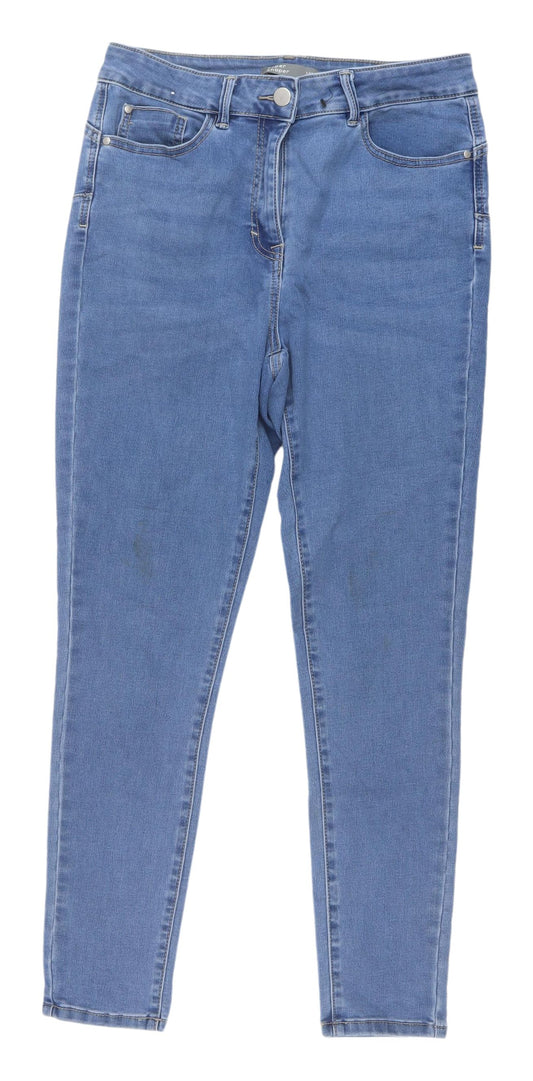 Nutmeg Women's Blue Ankle Jeans Size 12