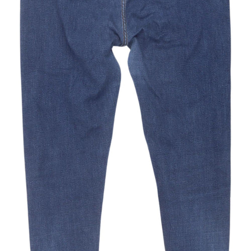 Marks and Spencer Women's Blue Skinny Jeans, Size 14