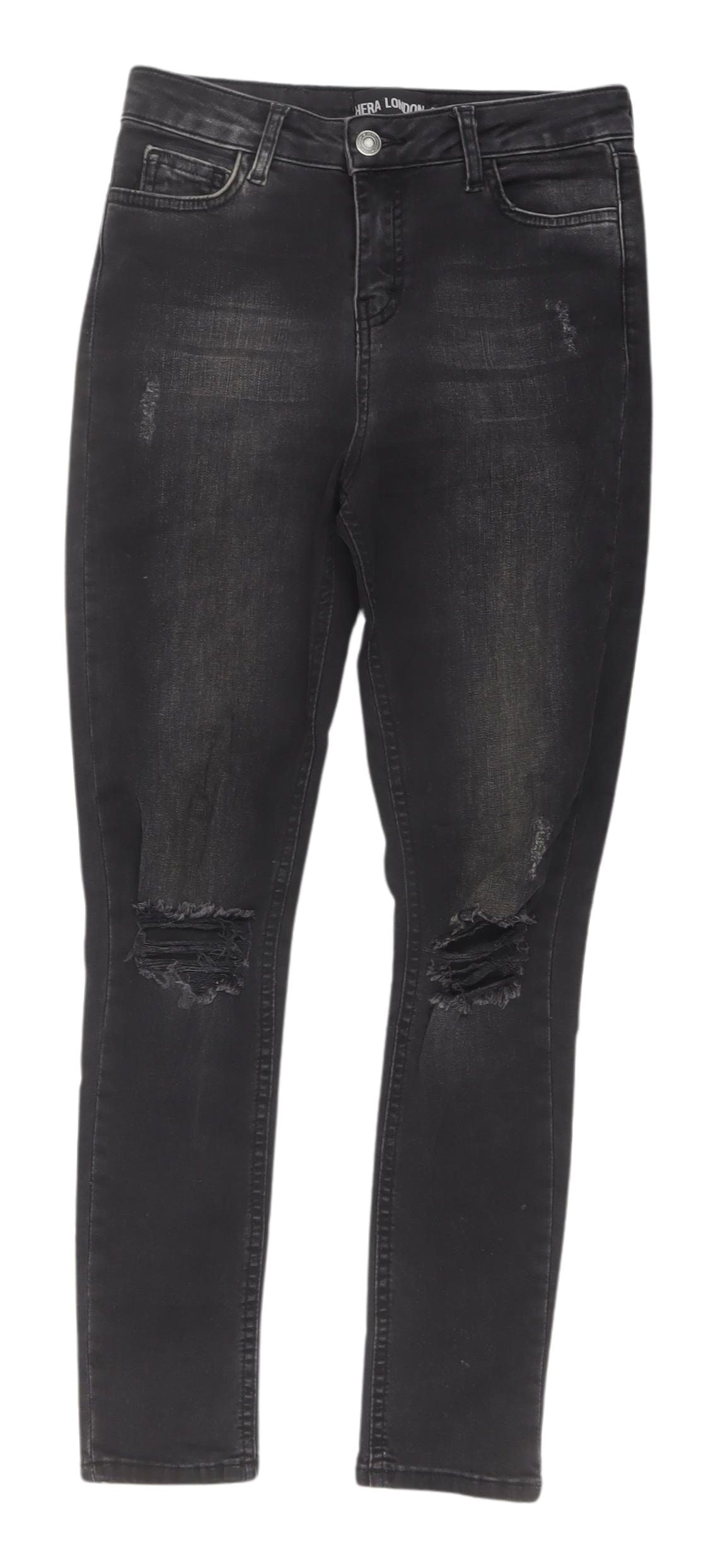 Hera London Women's Black Skinny Jeans Size 26