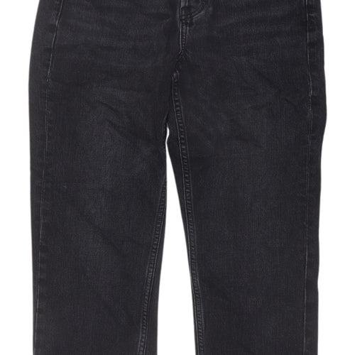 Topshop Women's Black Straight Jeans Size 6
