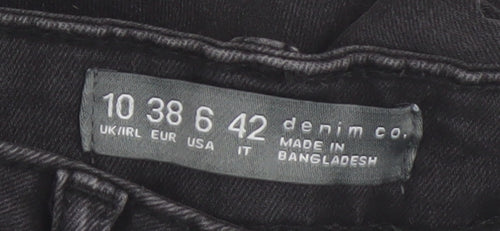 Denim Co Women's Black Skinny Jeans Size 10