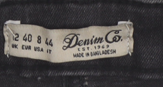 Denim Co. Women's Black Skinny Jeans Size 12