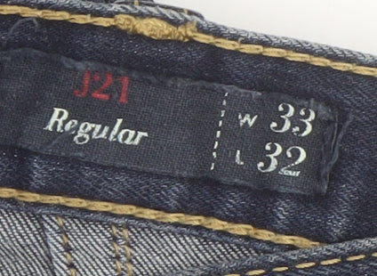 Armani Jeans Men's Blue Regular Denim, Size 33W 32L