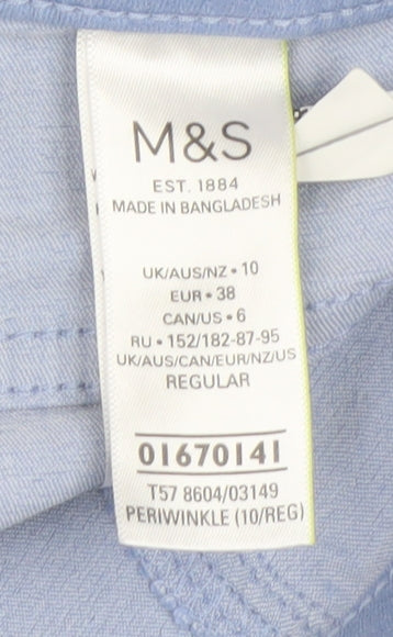 Marks and Spencer Blue Jeggings Size 10, Regular Fit