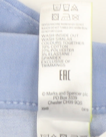 Marks and Spencer Blue Jeggings Size 10, Regular Fit