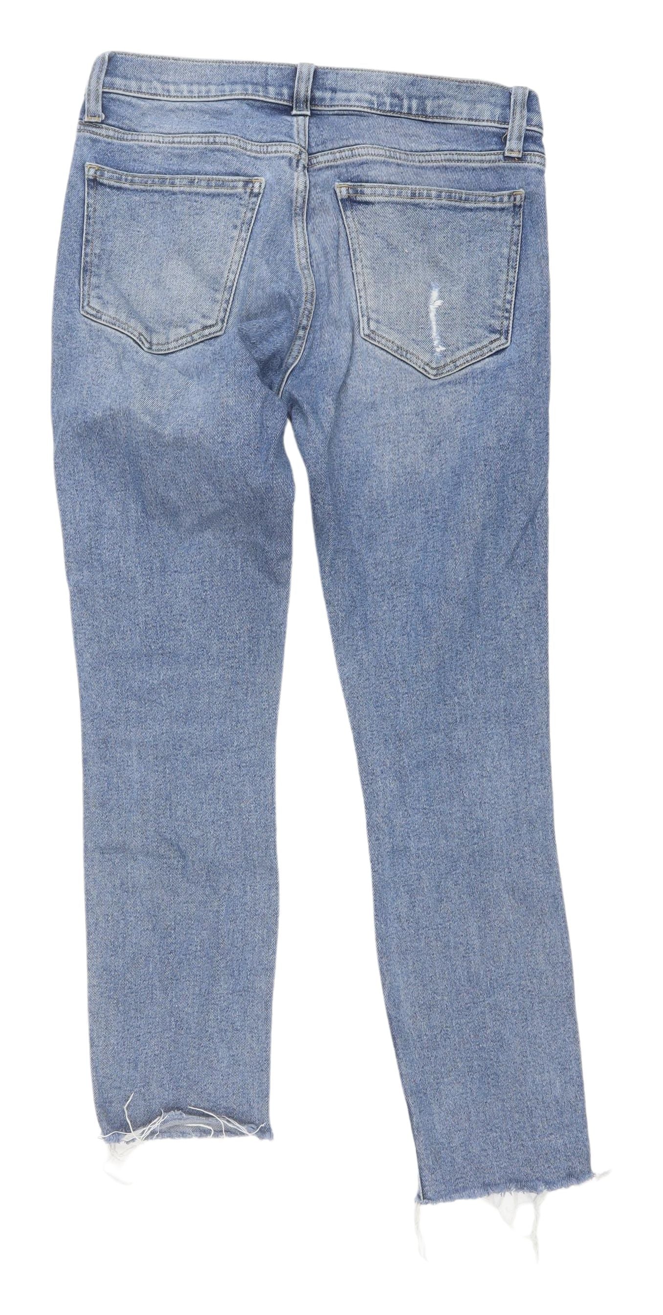 Gap Women's High Rise Blue Slim Straight Jeans