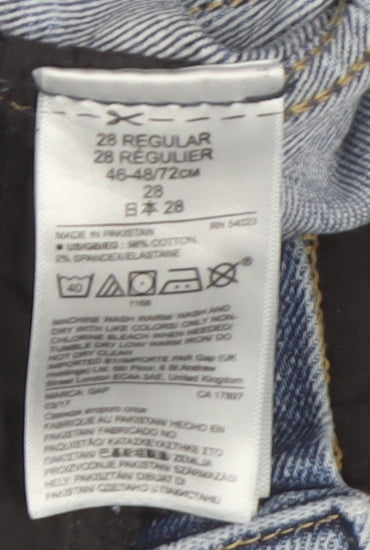 Gap Women's High Rise Blue Slim Straight Jeans