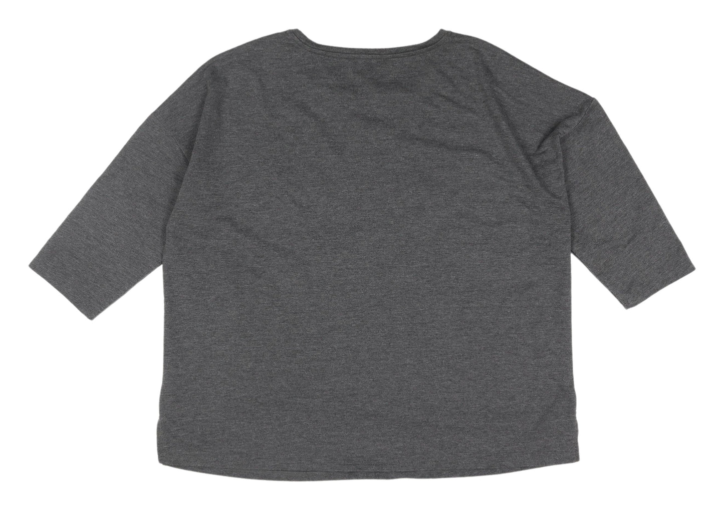 Bonmarché Women's Grey Sequin Star T-Shirt Size 18