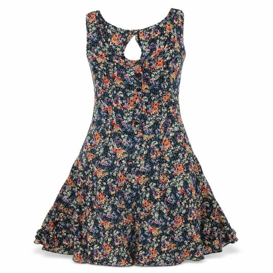 Front view of Dorothy Perkins Floral Fit & Flare Dress - Multicoloured 10