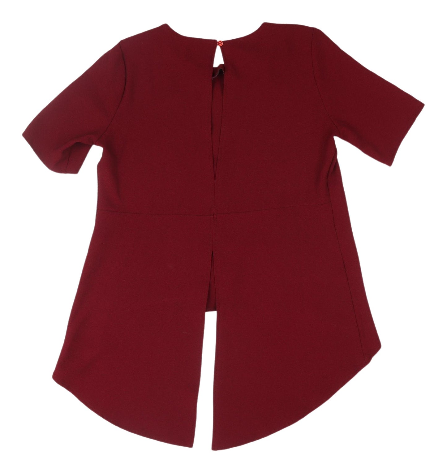 Voulez Vous Women's Red Tunic Blouse Size 12