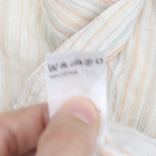 Marks & Spencer Women's Multicoloured Striped Shirt, Size 20