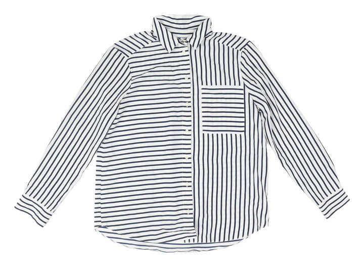Topshop Women’s Striped Button-Up Shirt UK 10